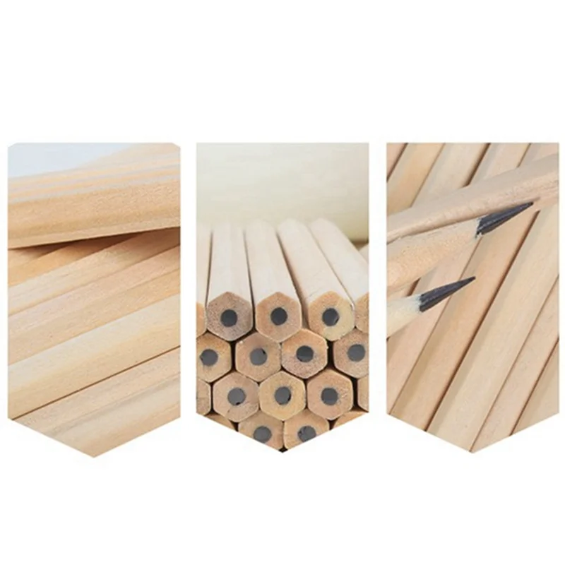 

100 шт. деревянный карандаш, белый стержень, карандаш для письма, студенческий детский приз, канцелярские принадлежности, офисные принадлежности