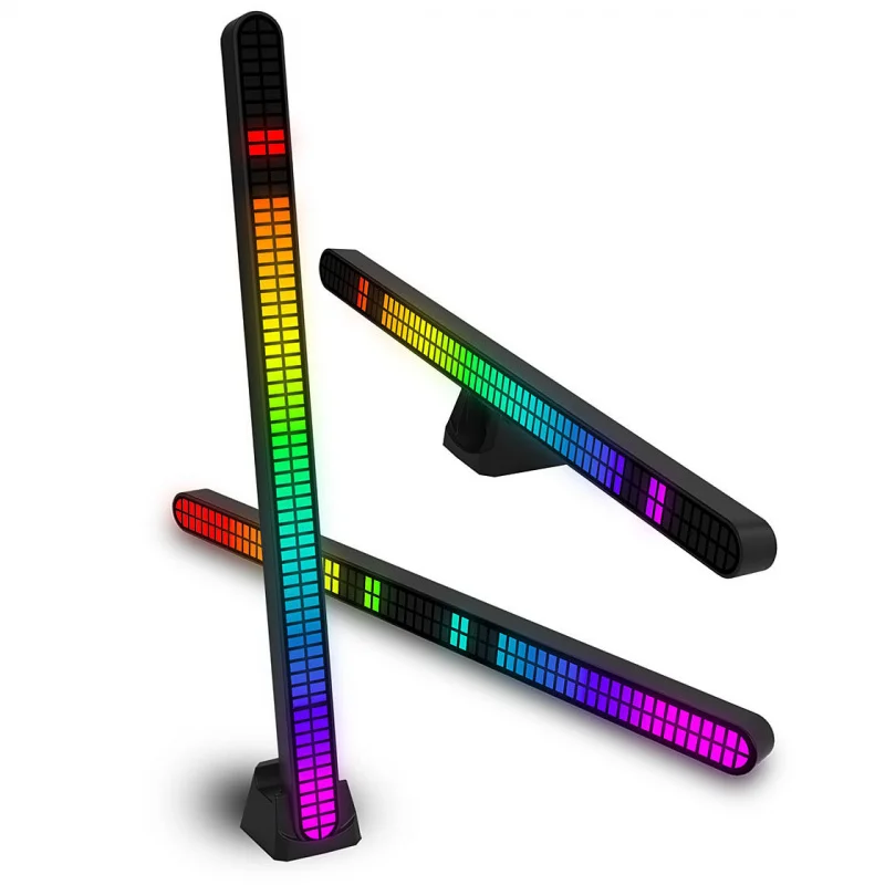 Cross-border e-commerce in-stock supply original factory wholesaleRGBSound Pickup Light Voice-Controlled Music Rhythm LightLEDDe