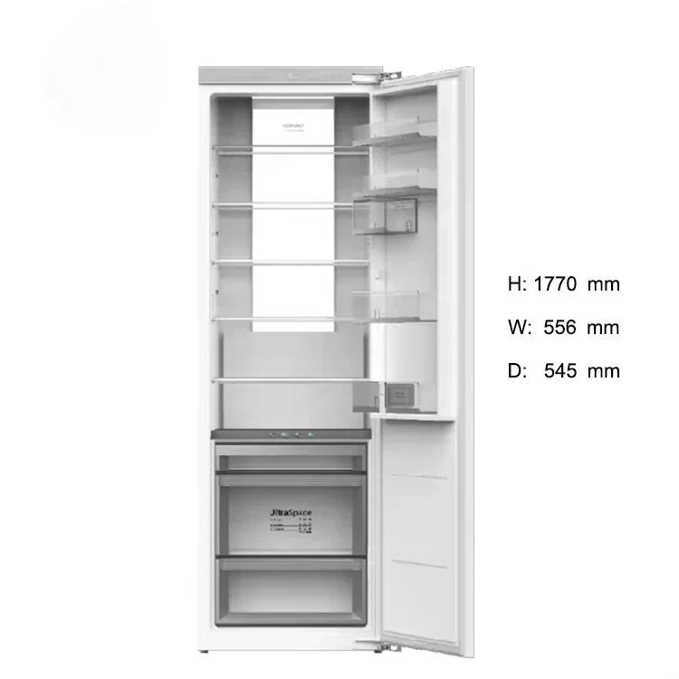 276L/308L Haushalts geräte Elektronische Kühlschränke Doppeltür iger Kühlschrank mit Gefrierfach Eingebaute Kühlschränke