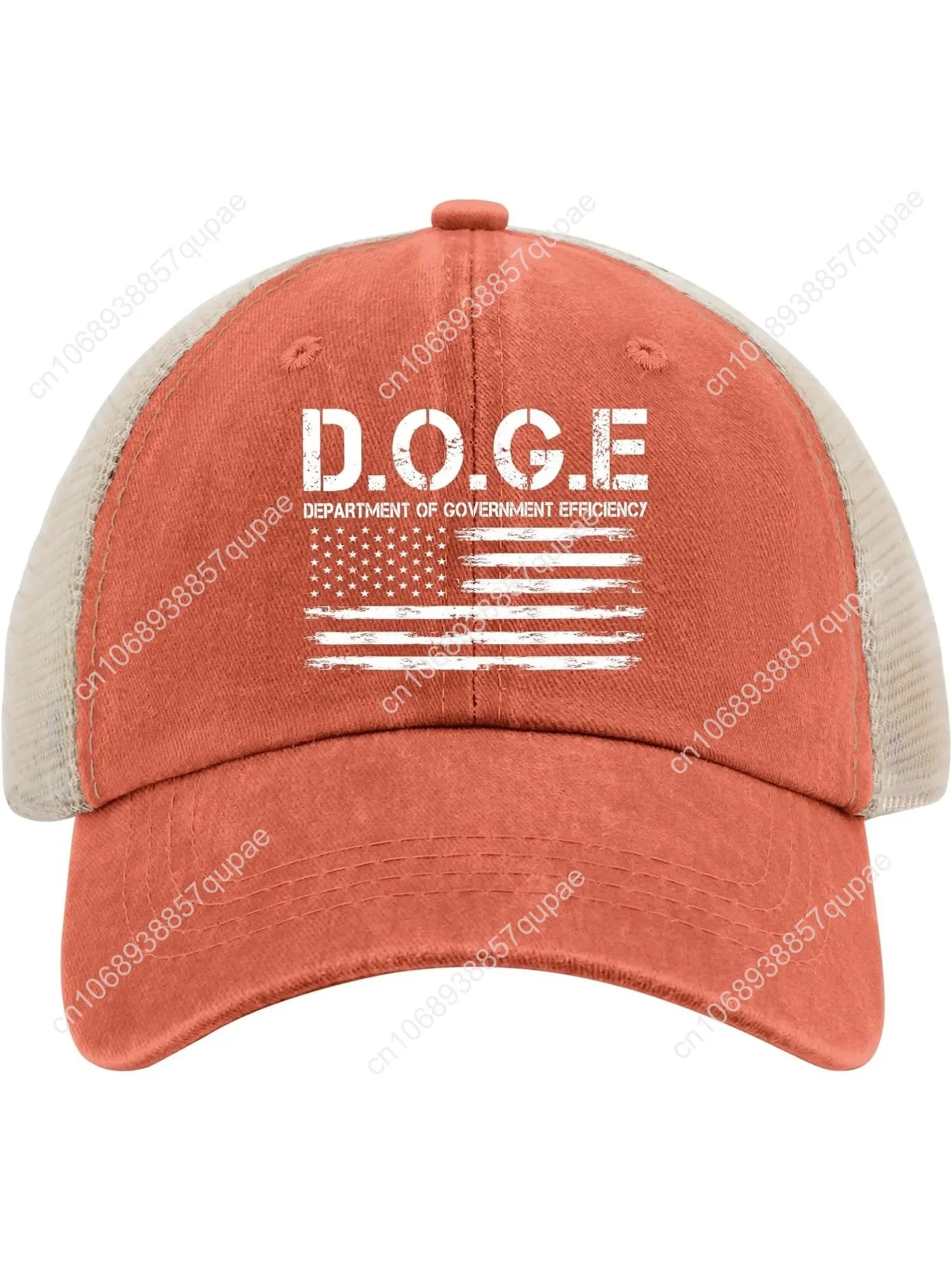 DOGES D.O.G.E. Topi Bola Pria Efisiensi Pemerintah Topi Trucker untuk Wanita Topi Tutup Topi Matahari Trendi