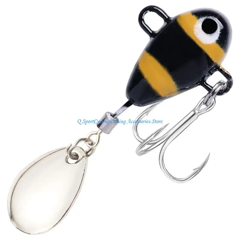 

Fishing Tackle Tail Spinners Fishing Lures Fishing Spoon Jigging Baits with Hook