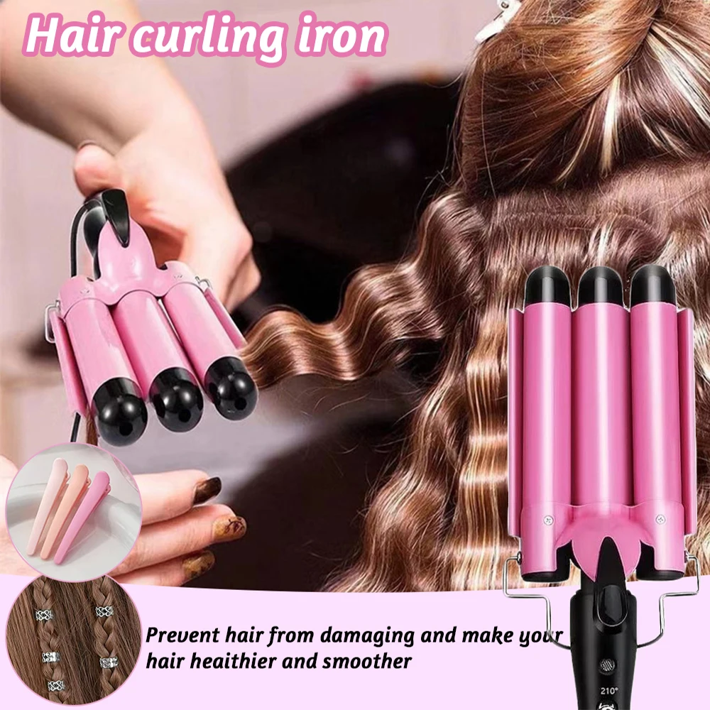 

Professional Hair Curling Iron Ceramic Triple Barrel Hair-Curler Irons Hair Wave Waver Styling Tools Hair Styler Wand for Woman