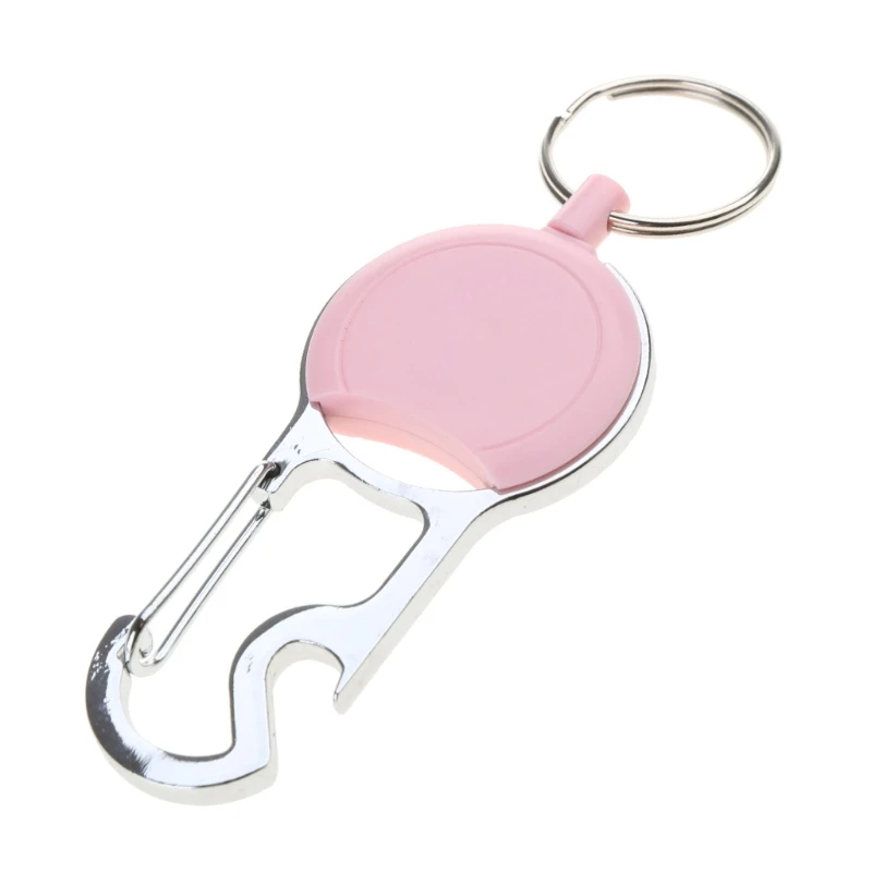 Y1UB Retractable Badge Holder Nylon Cord Keyrings, Heavy Duty Retractable Keychain