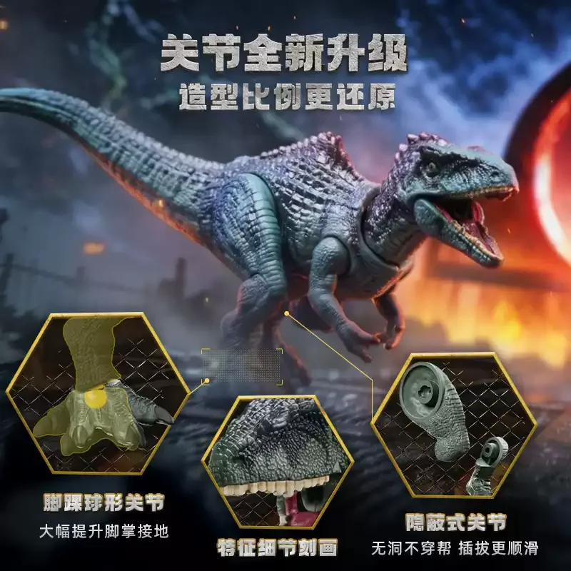 【In Stock】BLOKEES Jurassic World Terraventure Series TS04 Dinosaur Crisis Expansion Set Collectible Posable Dinosaur Model Toy