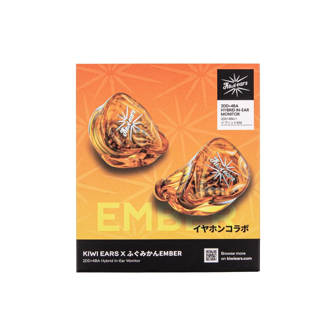 Vorbestellung: Linsoul Kiwi Ears × ふぐみかん: EMBER 2DD + 4BA, limitierte Hybrid-In-Ear-Monitore, HiFi-Kopfhörer, kabelgebundene Ohrhörer. – Detail 5