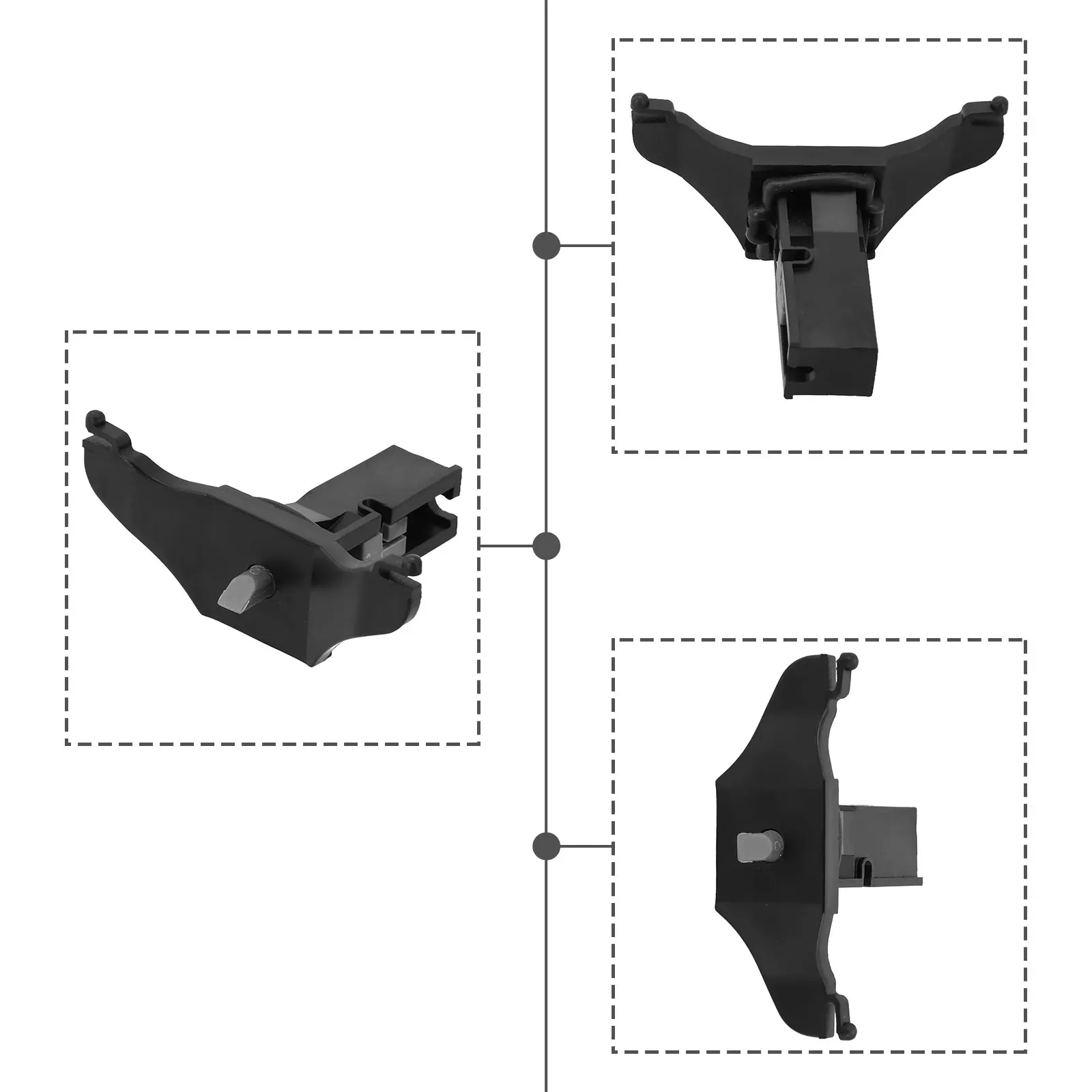 Easy To Use Fuel Gas Door Latch Hook Features Quick To Install Black Practical Colour for eclipse for cross Specification