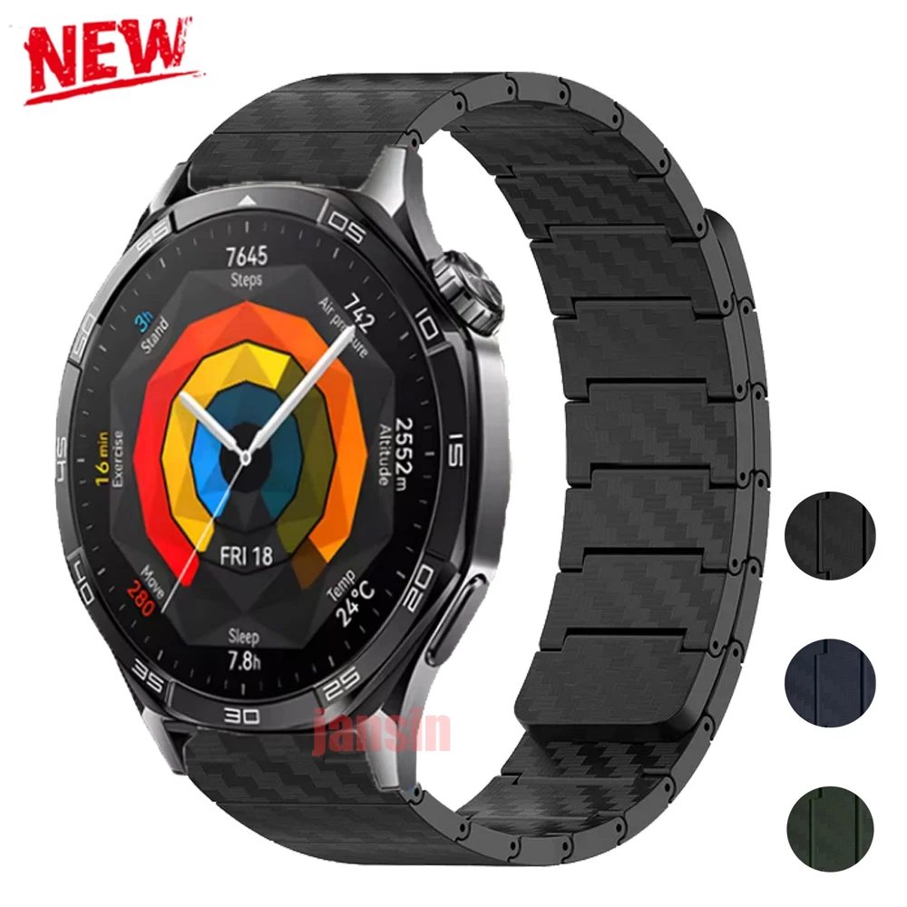 

Carbon Fiber Bracelet For Huawei GT5pro 46mm Strap 20mm 22mm Magnetic Correa For Huawei GT5 46mm Redmi Watch 5 Active/Lite Band