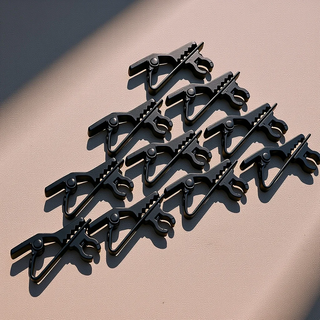 

10pcs Microphone Clips Set Lavalier Mic Clip Replacement For Ktv Stage Performance Lightweight Portable Microphone Accessories
