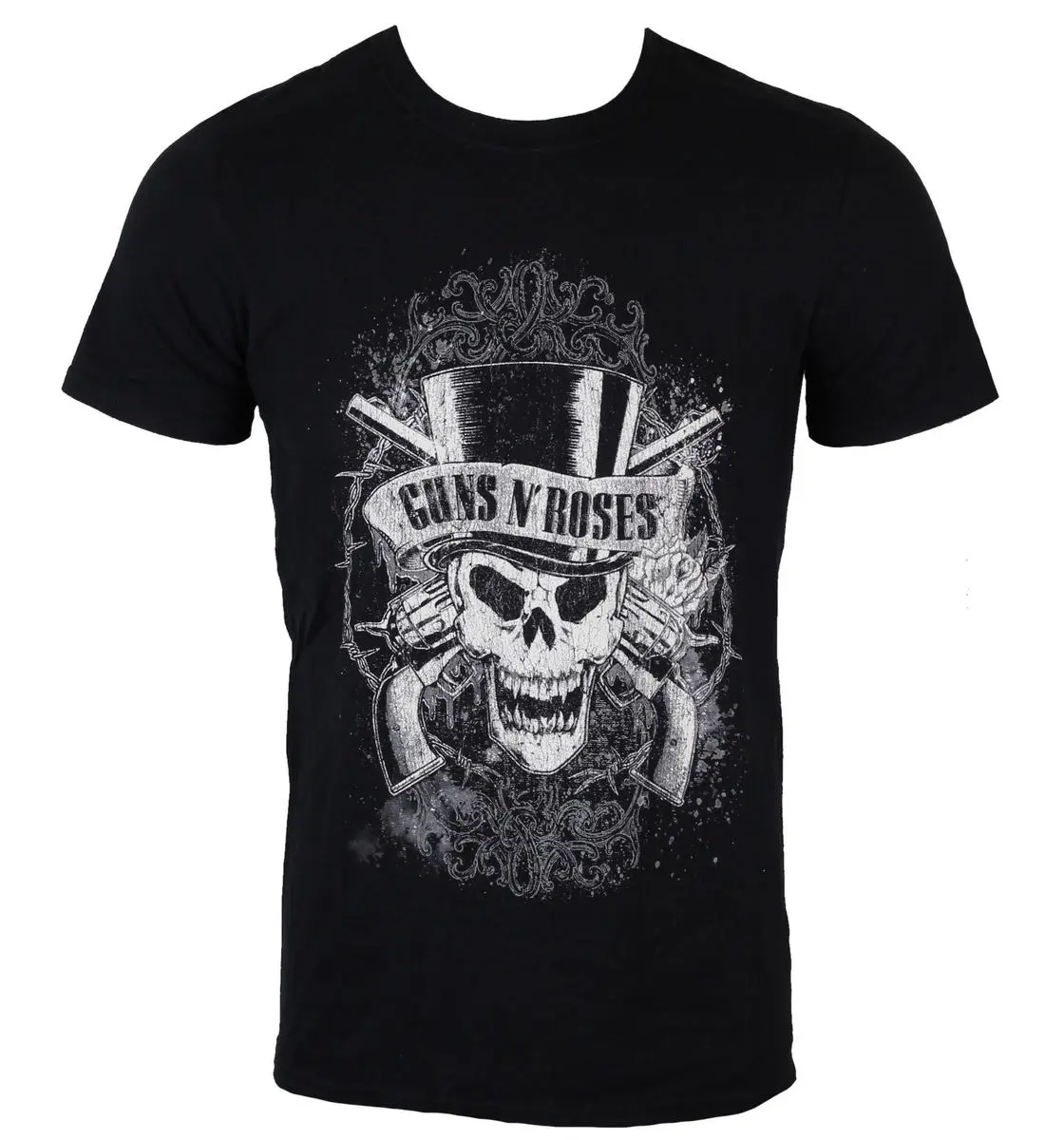 Summer New Guns N' Roses Graphic Cotton Band T-shirt Unisex Summer Short Sleeve Fashion Brand Tee Luxury Casual Vintage Tees