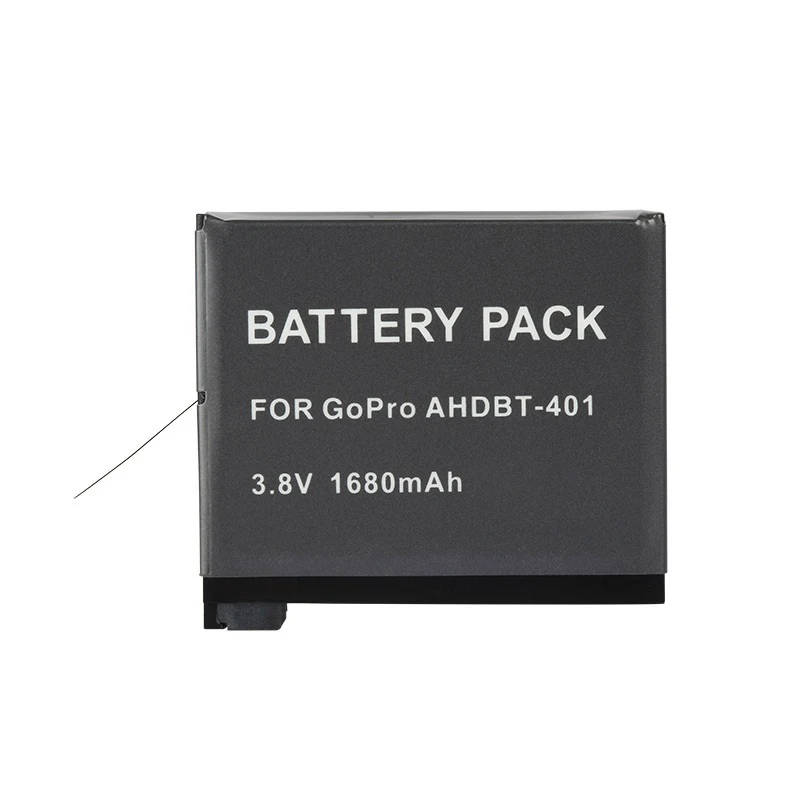 1680mAh AHDBT-401 Hero4 Battery for Gopro Hero 4 Batteries Go Pro Hero4 bateria AHDBT 401 Action camera Accessories battery