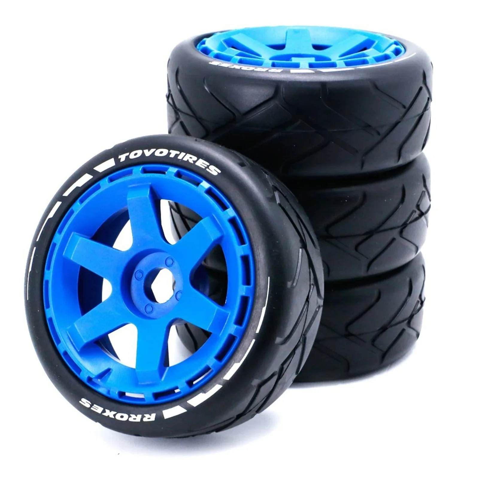 

4pcs 103mm Short Course Truck Tires with 17mm Wheel Hex for 1/8 1/10 KM Hongnuo ZD RC Truck