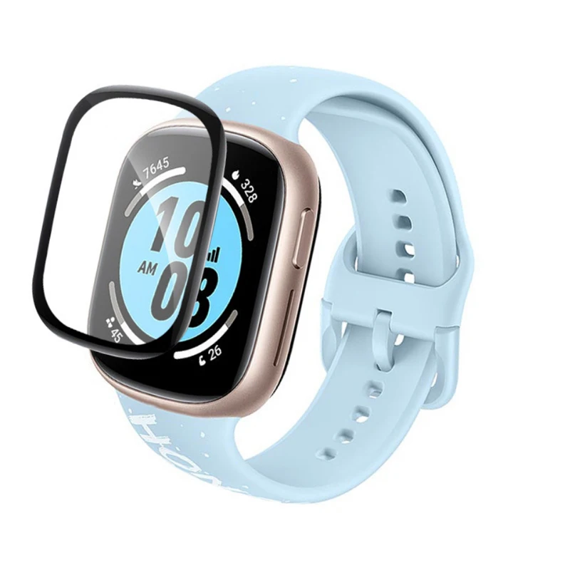 Película protectora transparente de borde suave curvado 3D, cubierta completa para reloj inteligente Honor 4, Protector de pantalla, Accesorios inteligentes Watch4