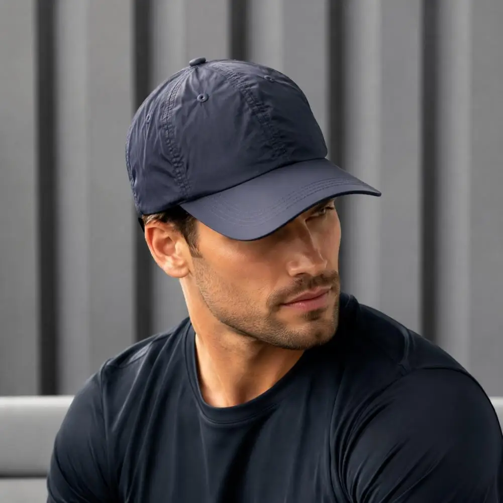 Stain Resistant Golf Hat for Summer Waterproof Baseball Cap Quick-dry Breathable Athletic Hat Adjustable Outdoor for Men for Men