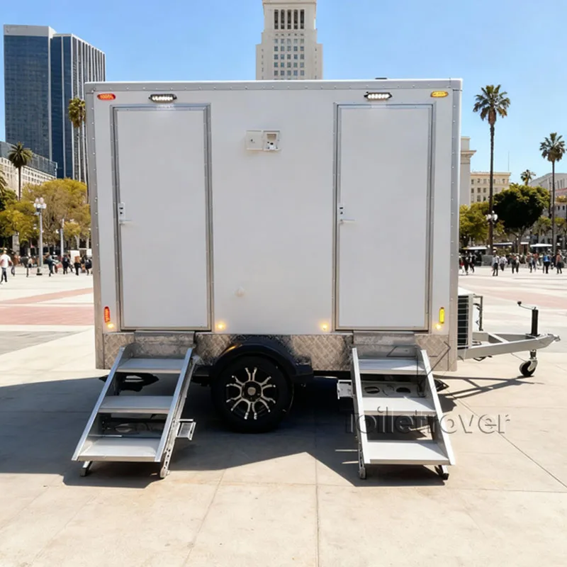 

Commercial Multifunctional Shower Trailer -Toilet -Bathroom Protable Restroom Portable Toilet for Caravan