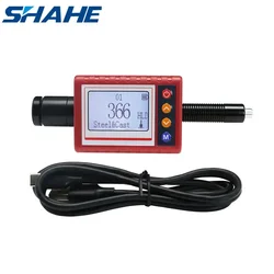 SHAHE Tester di durezza portatile Leeb Tester durometro di precisione ricaricabile ±0,5% per test HLD,HRC,HRB,HRA,HB1,HB2,HV,HSD