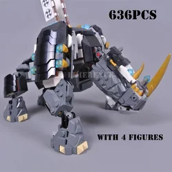 636pcs Zane's Mino Creature Building Blocks MOC71719 Bricks Model Toys for Children Birthday Christmas Gift