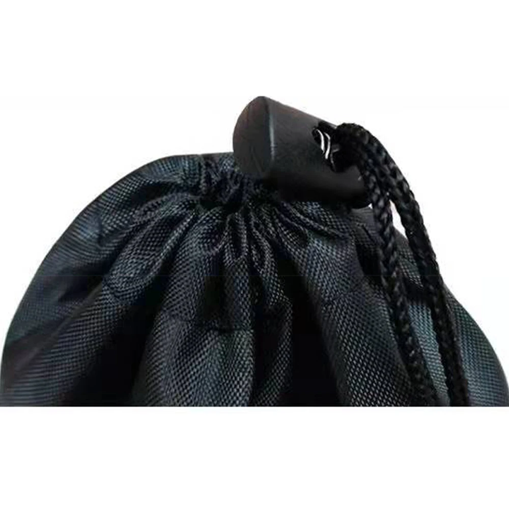 Drawstring Bag Storage Pouch Mini Gadgets Organizer Black Bags Cover for Clothes Shoes Packaging Outdoor Travel Use