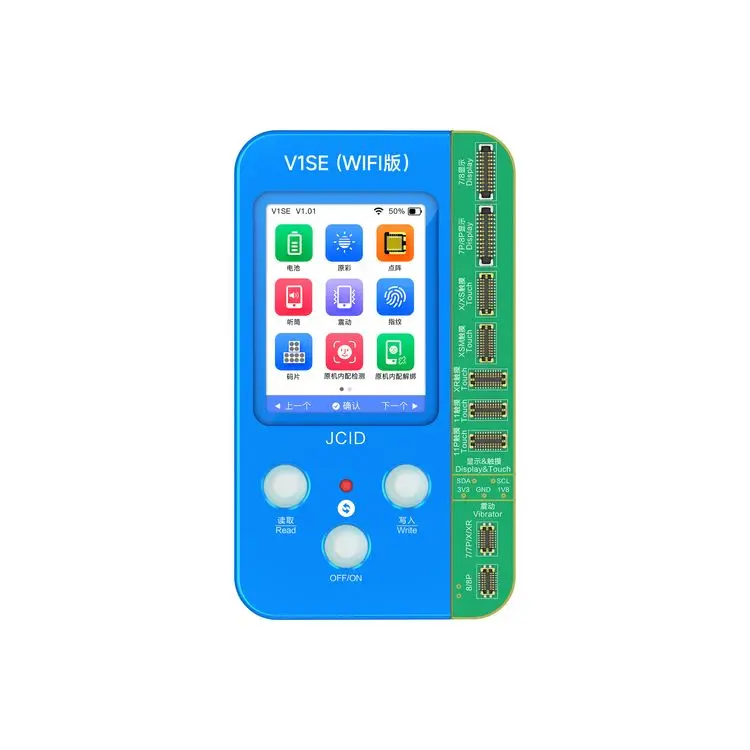 

Jc Jcid V1Se Mobile Phone Programmer Dot Matrix Face Lcd True Tone Photosensitive Original Color Fingerprint Battery Board