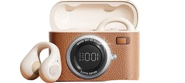 

Open Bluetooth headset ear clip type not in ear open air bone conduction wireless motion