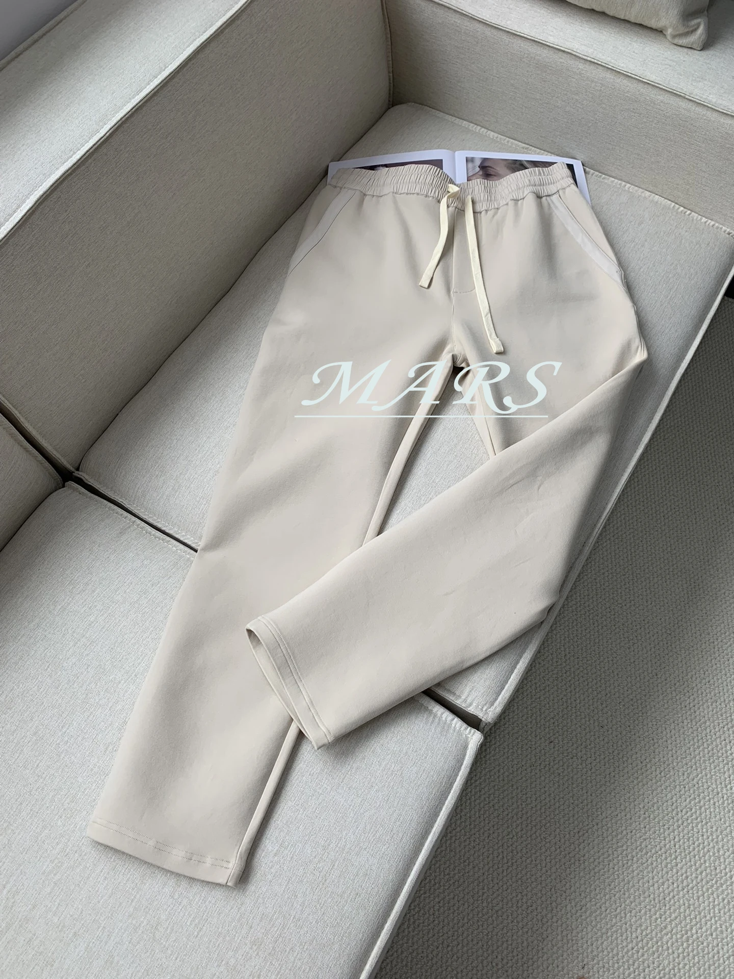 2024 Summer New Men'S Casual All-Match Drawstring Casual Pants