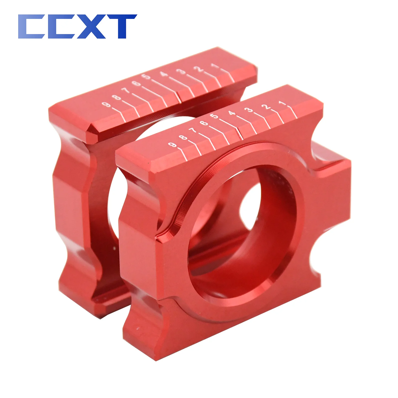 Motorcycle CNC Aluminum Rear Chain Adjuster Axle Block For Honda CR125R CR250R CRF250R CRF250X CRF450R CRF450X CR CRF 250R 250X