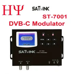 Original Satlink St-7001 Modulator Convert Signal To Dvb-c Rf Out Converts Source To A Dvb-c Channel