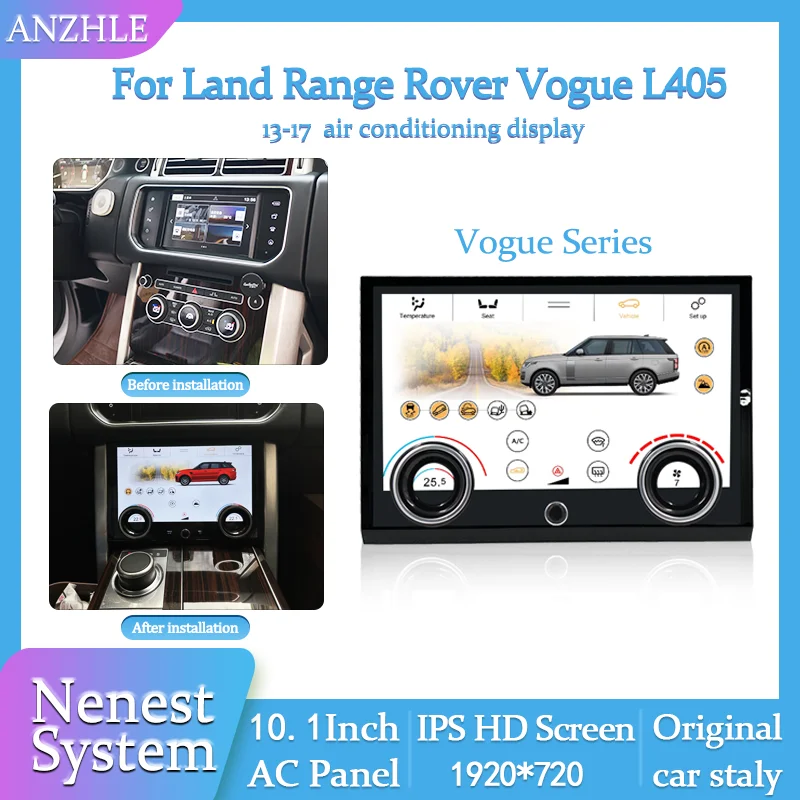 AC Panel For Range Rover Vogue L405 2013-2017 With Night Or Day Modes And Air Conditioning Control Climate Board Car Radio