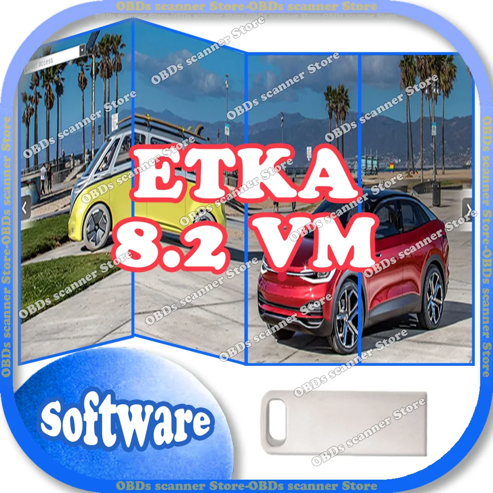 2026 Newest Etk.a 8.2 for A-udi for V-W Auto Repair Software Group Vehicles Electronic Parts Catalog ETKA 8.2 VM Multi-Languages