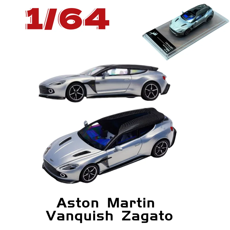 

King Model Diecast 1/64 Scale Aston Martin Alloy Car Model Aston Martin Vanquish Zagato Play Vehicles Toys for Boys Original Box