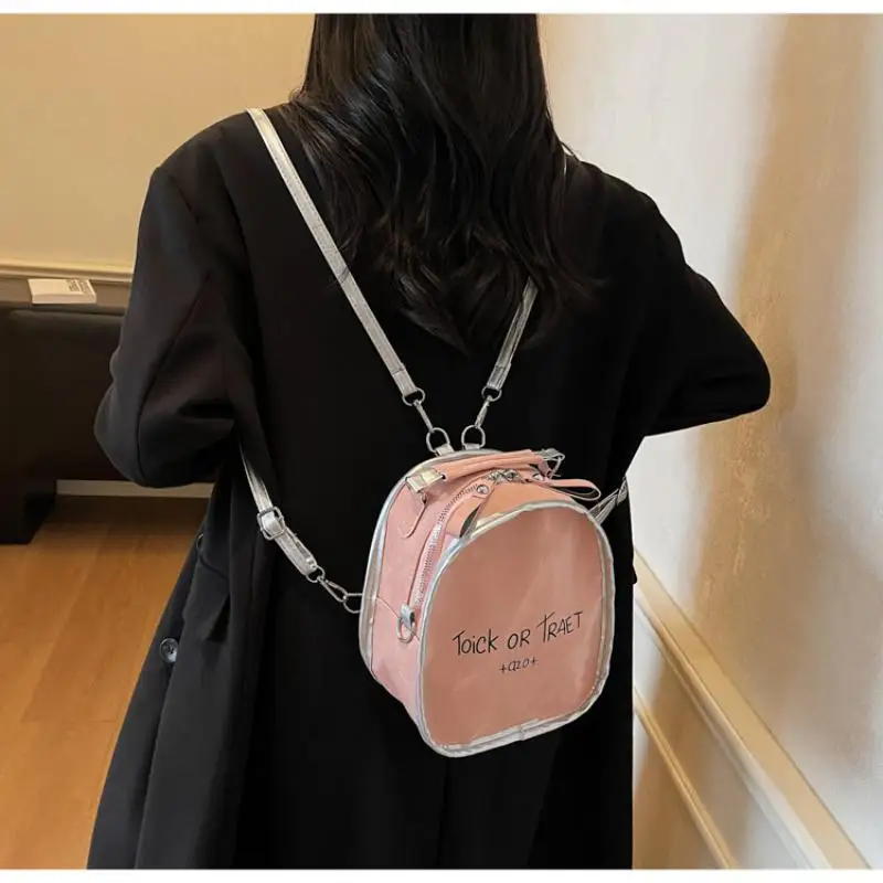 Adorable 2025 Women's Messenger Backpack, Casual Travel Gear, Lightweight and Ideal for Mobile Phones