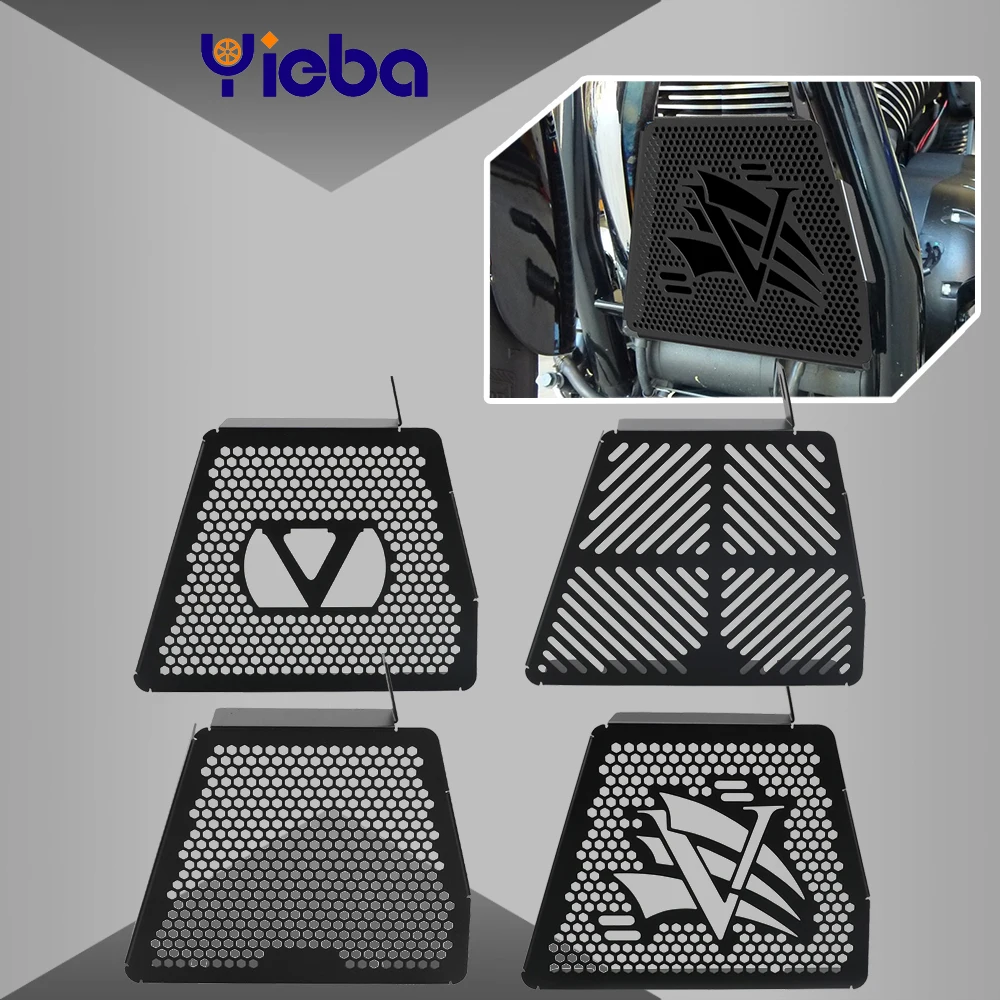 

For Victory Cruiser Hammer Vegas8 Ball King Pin Judge Highball 2008~2024 Radiator Guard Grille Cover Oil cooler guard 2023 2022