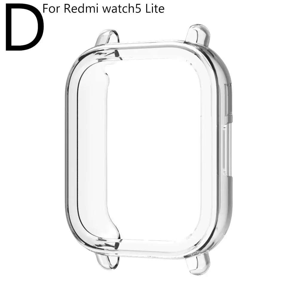 ป้องกันกรณีสําหรับ Redmi watch5 Active Screen Protector สําหรับ Redmi Watch5 Lite pc 2in1 Shell + กระจกนิรภัย C1G6