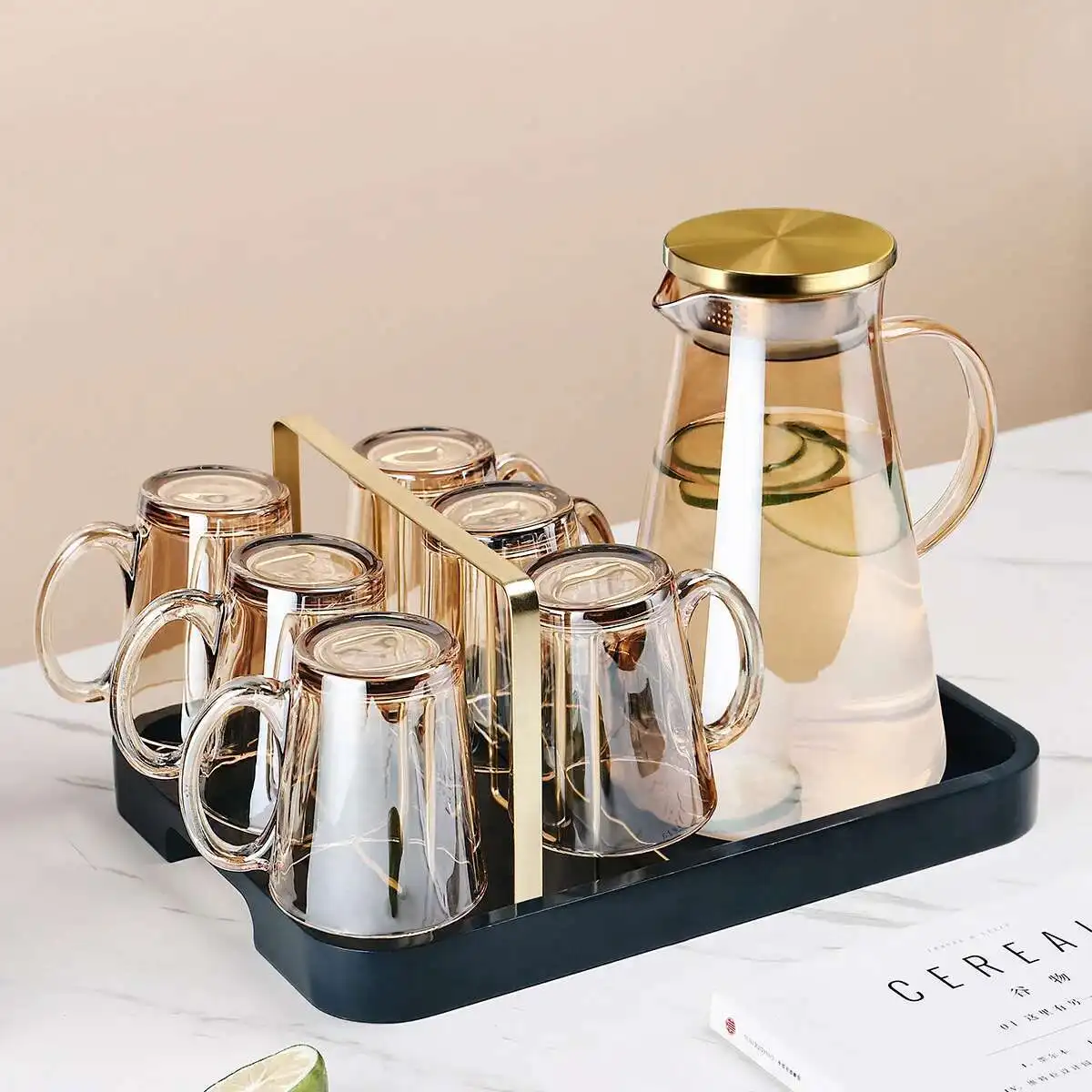 Creative modern home decoration living room tea table ornaments light luxury moving new house gifts wedding gifts practical