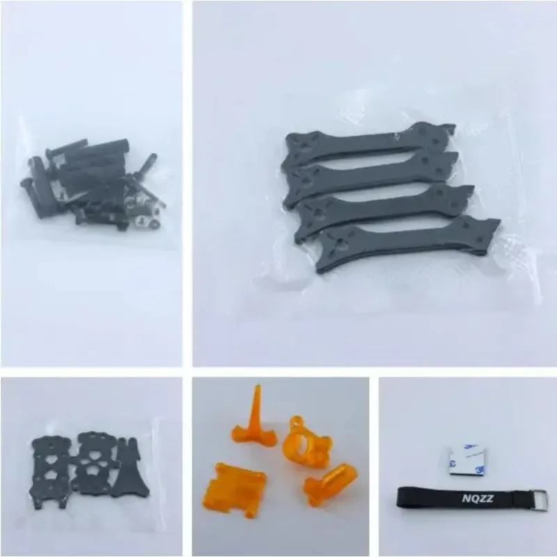 CAESAR 136mm 3inch T700 Carbon Fiber Racing Frame Kits 4mm Arm Support Foxeer vista HD camera for RC FPV Racing Car view 3