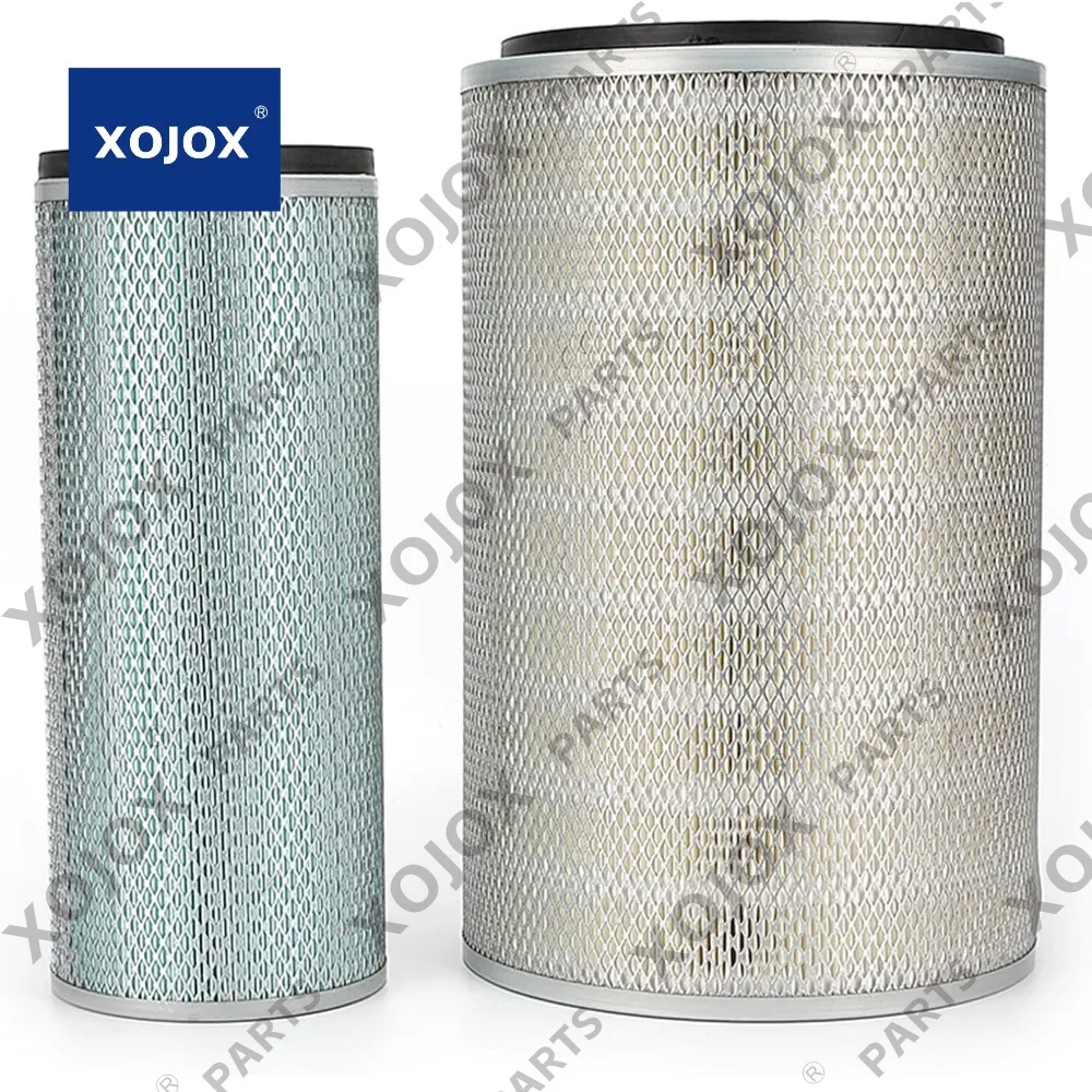 

XOJOX Air Filter 381-935694-1 381-935693-1 127856 Fikowjs Fits for Komatsu PC450 D160