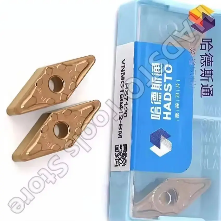 

VNMG160412-BM HS7120 VNMG333 HADSTO CNC blade carbide inserts Turning inserts For Stainless steel M15-M30 10pcs/box