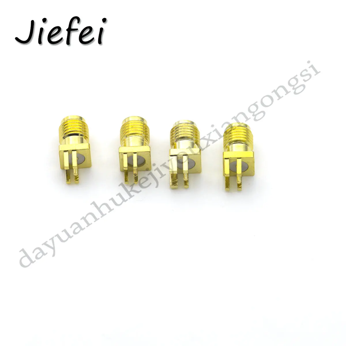 10Pcs SMA Female Jack Connector For 0.8 / 1 / 1.2 / 1.6mm Solder Edge PCB Straight Mount RF Connectors Receptacle Solder