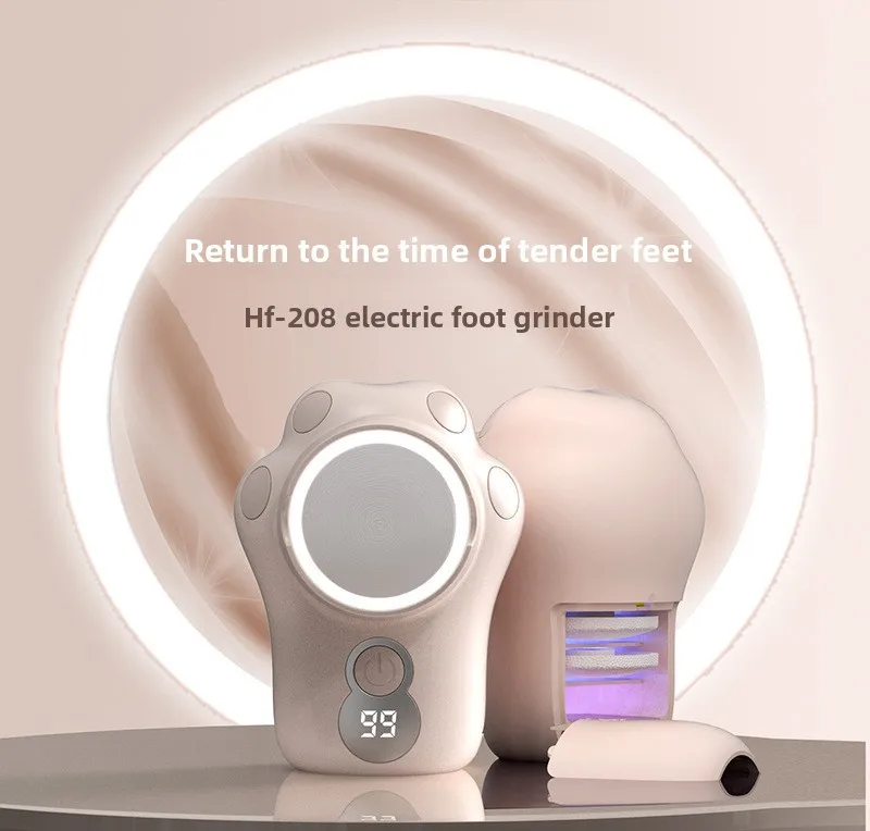 

Милый и красивый электрический скребок для ног в форме кошачьего когтя, автоматический беспроводной, удаляет омертвевшую кожу, мозоли и трещины.