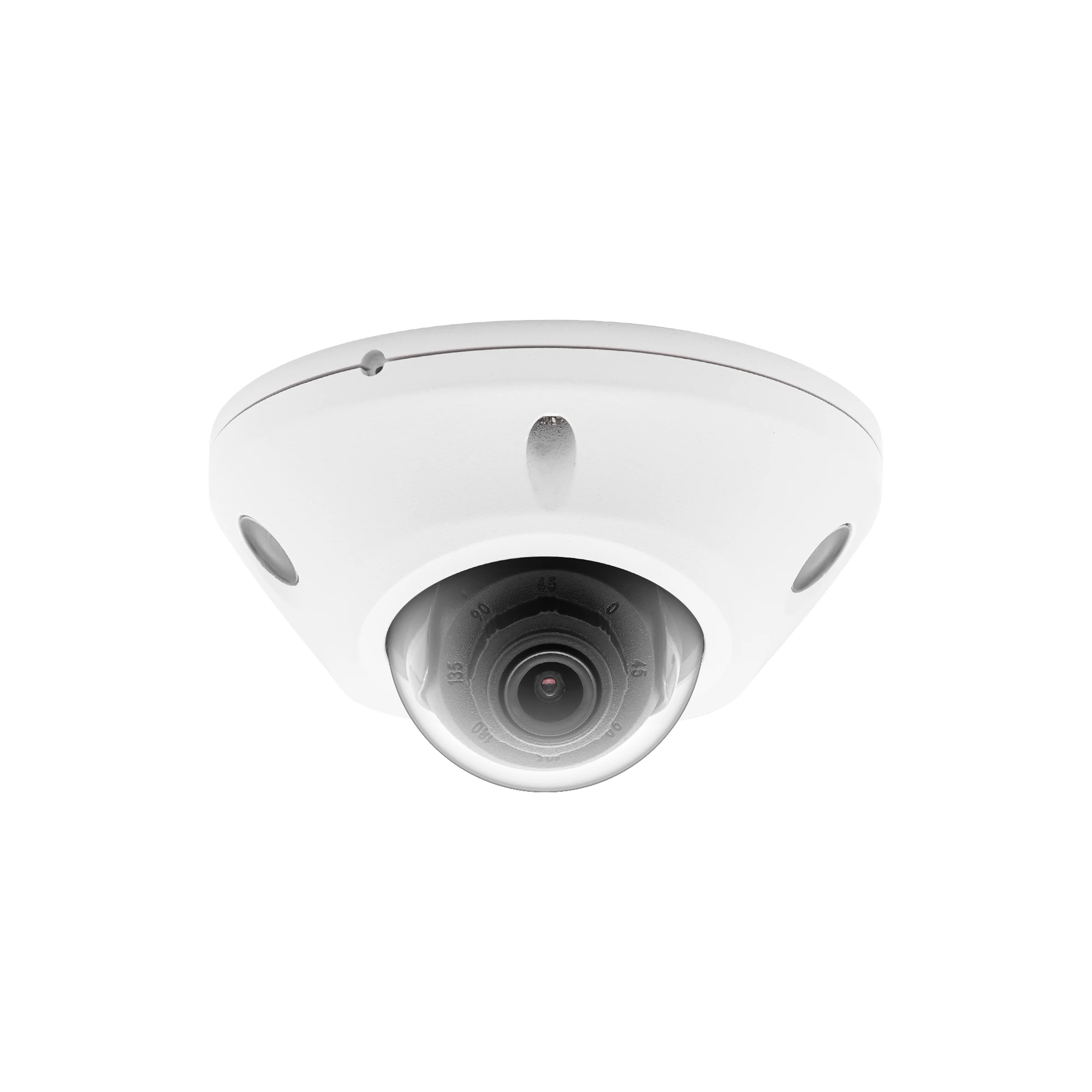 Hik Compatible 4K 8MP Smart Hybrid Light Fixed Mini VandalProof Dome IP Security Camera 24/7 Full Color Built-in Mic. & SD Slot