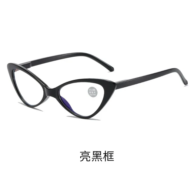 Fashion Cat Eye Reading Glasses Women Anti Blue Light Computer Presbyopic Eyeglasses Retro Classic Hyperopia Glasses Diopter