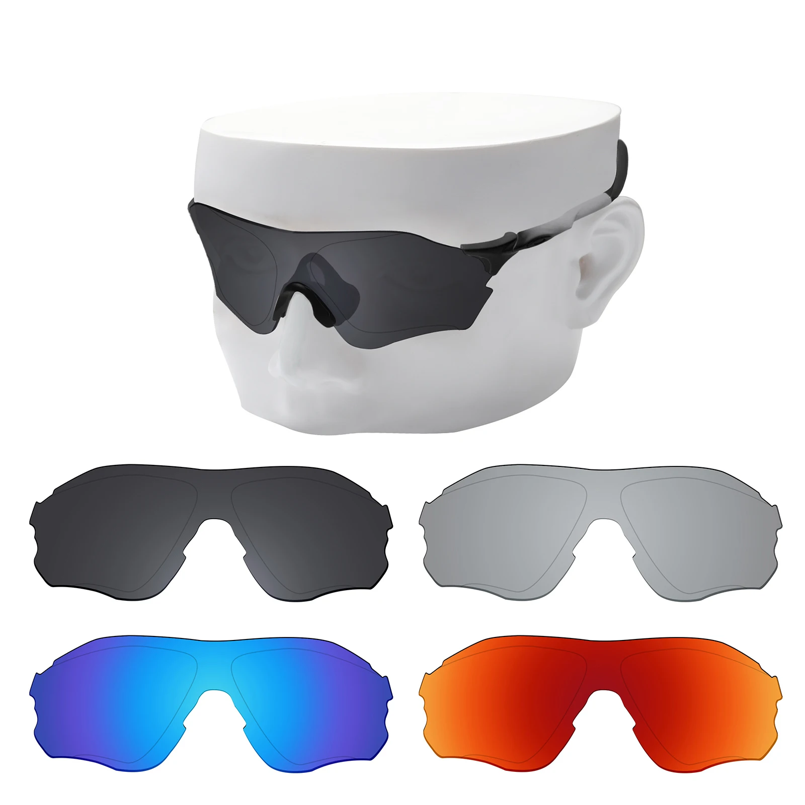 

OOWLIT Polarized Replacement Lenses for Oakley EVZero Path OO9308 Sunglasses - Multi Color