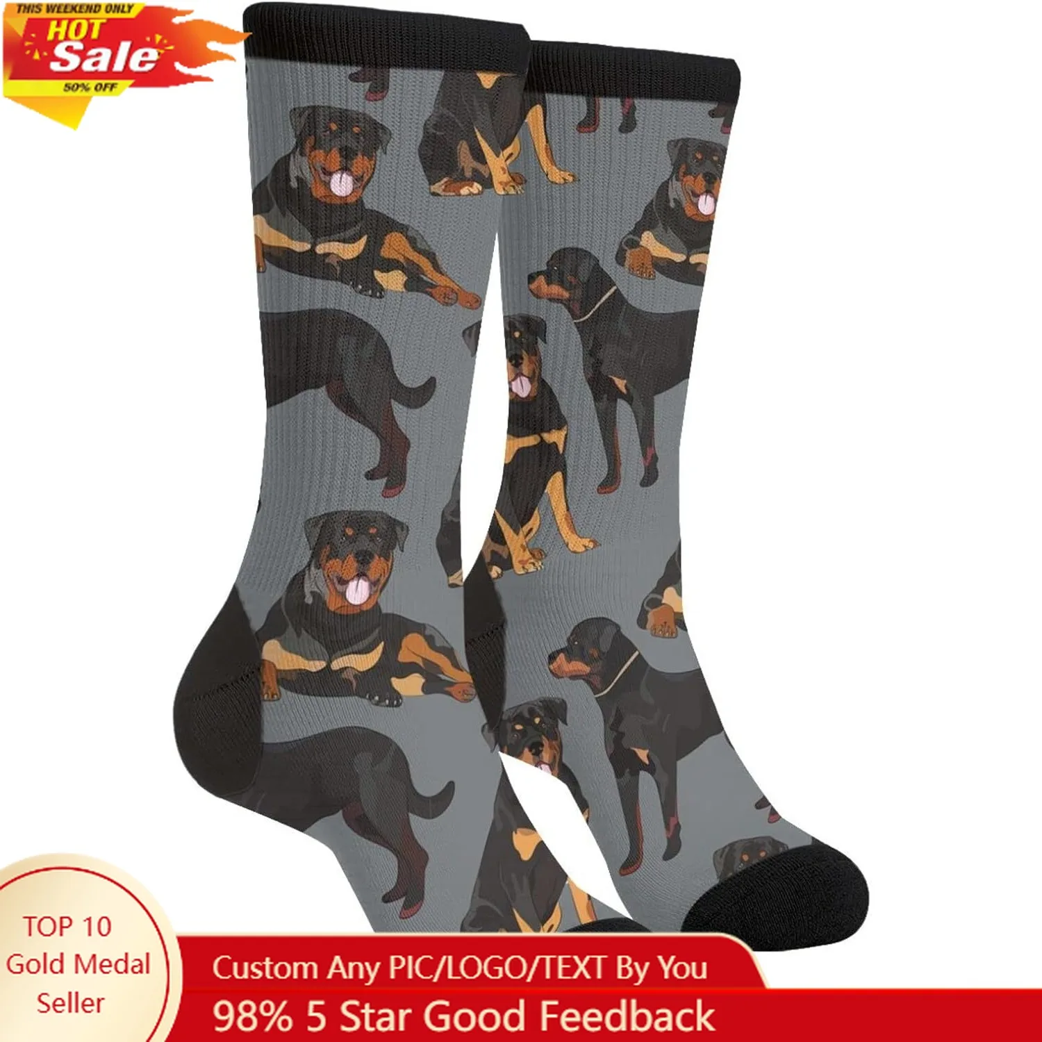 

Casual Funny Funky Novelty Socks For Men Women