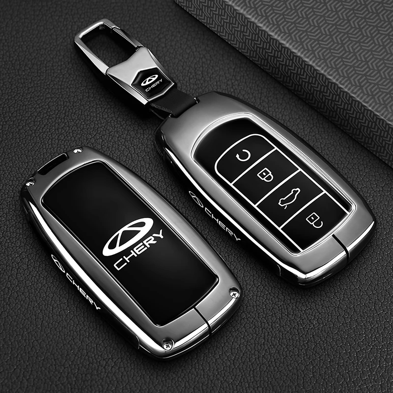 Zinklegierung Auto Smart Key Hülle Schutzhülle Passend für Chery Tiggo 8 Pro Tiggo 8 Plus New Arrizo 5 Plus 7 Pro Schlüsselanhänger 2026 – Detail 4