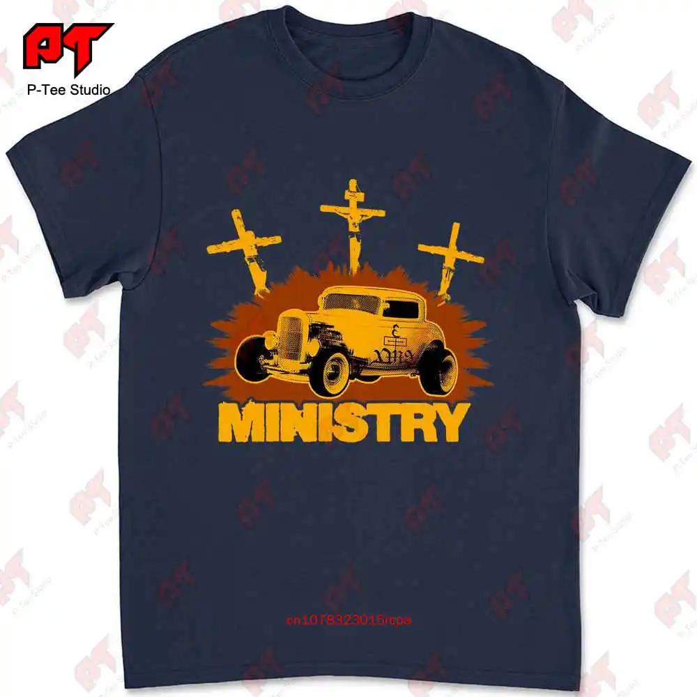 Ministry Hot Rod Band Logo European Tour 2017 T-shirt R0GB