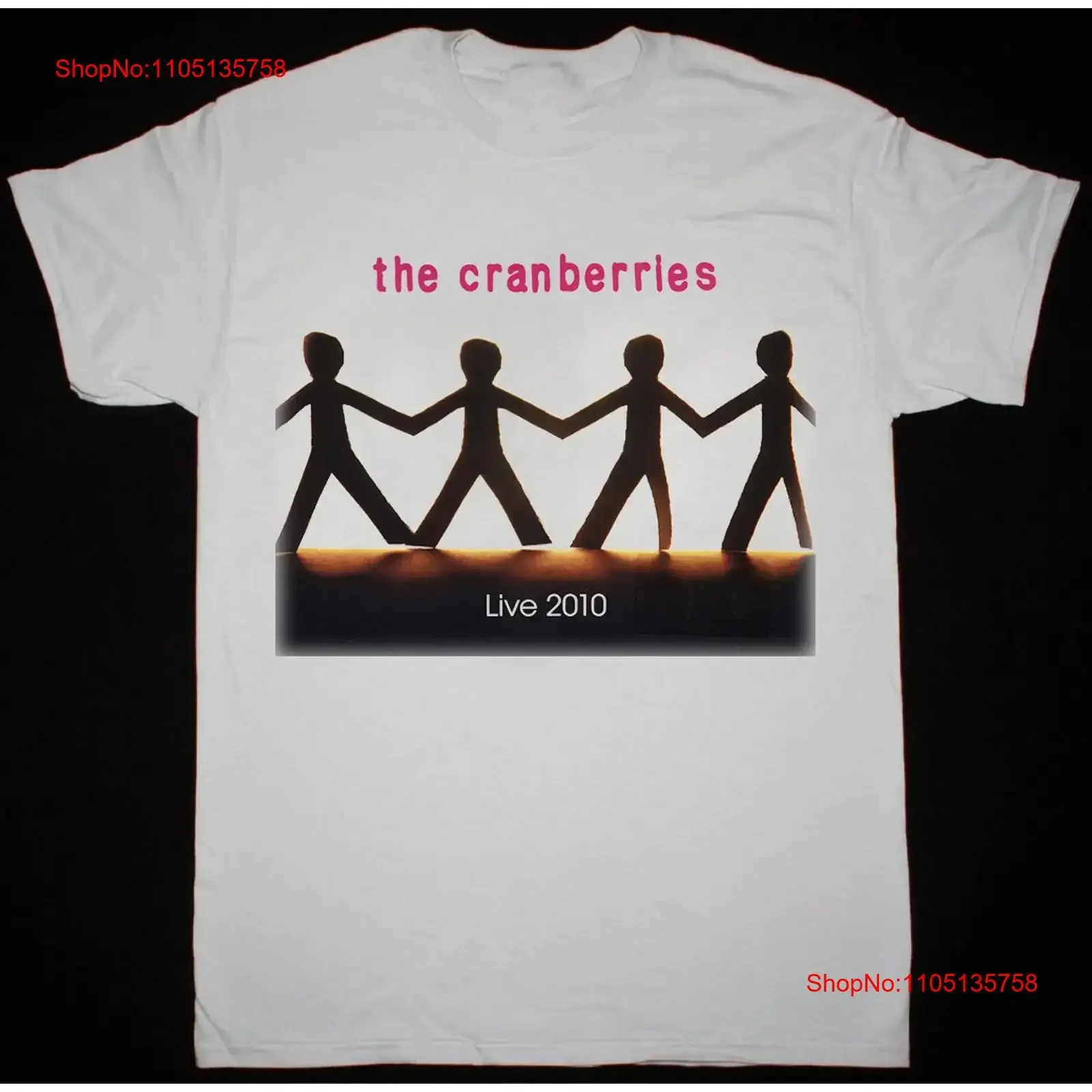 Live 2010 Dolores O'Riordan The Cranberries T Shirt White S 5XL 1B0012 vintage Washed Versatile graphic Top For Everyday Wear