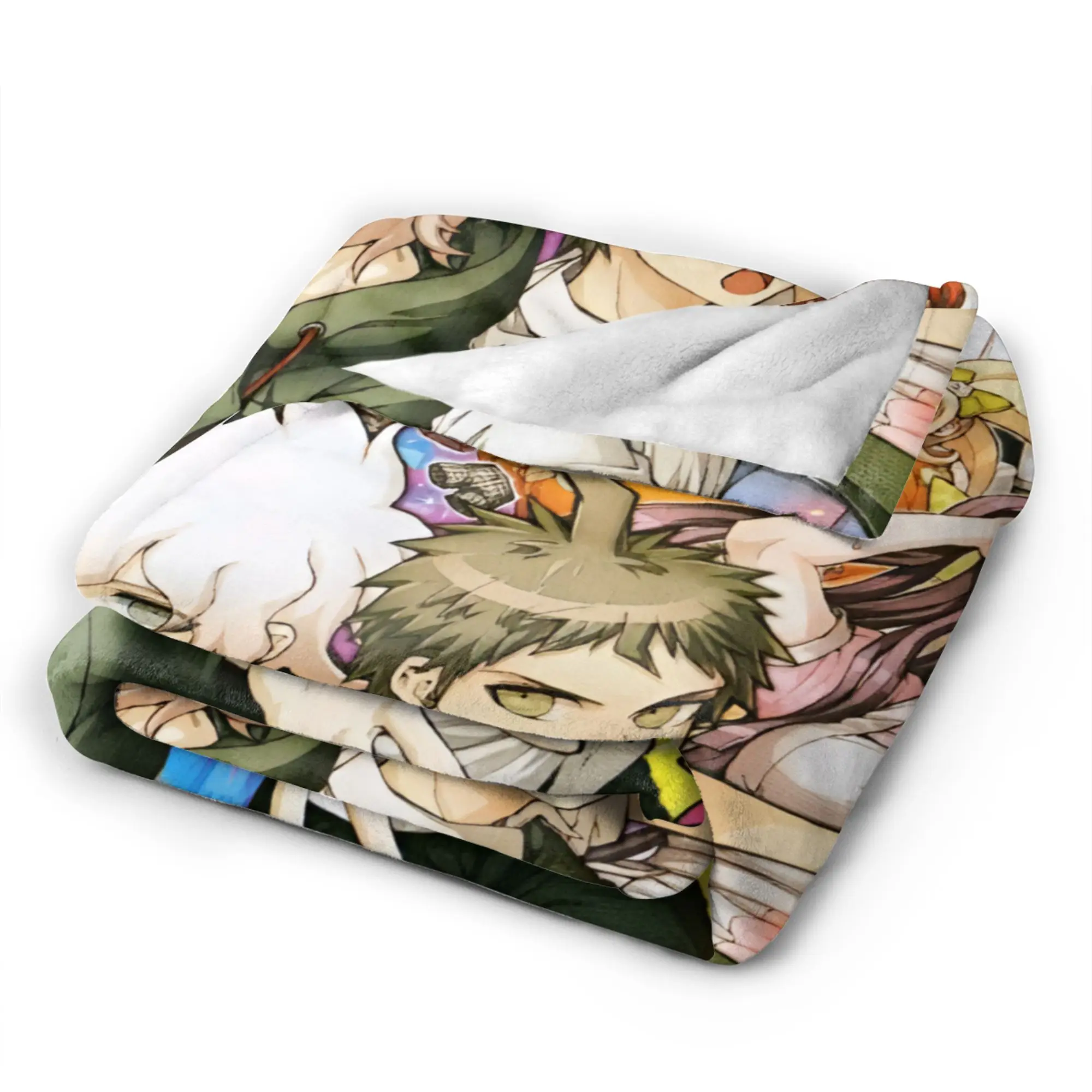 Super Warm Blanket Kids Adult Camping Danganronpa Throw Blanket Nagito Komaeda The Ultimate Flannel Bedspread For Couch Bed