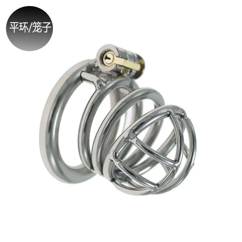 Male Chastity Lock Metal Penis Cock Rings Ball Scrotum Stretcher Chastity Device Scrotum Bondage Sex Toys For Men Sexshop