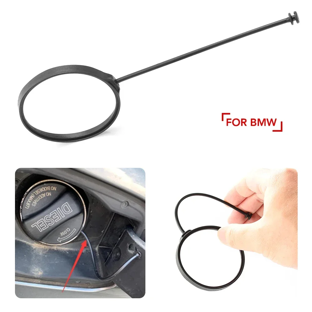 Fuel Oil Tank Cover Cable Sling Gas Cap Rope Line For BMW X1 X3 X4 X5 X6 Z4 Mini E70 E46 E90 E39 E87 F10 F11 E83 E60 16117222391