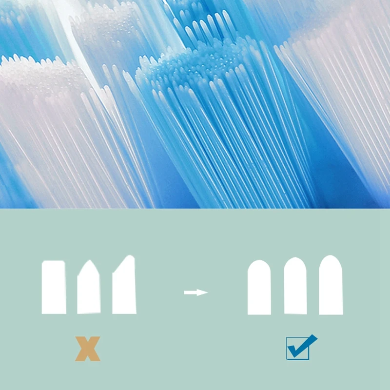 Tête de rechange de brosse à dents 10 pièces pour FW-507 Fairywill/508/551/917/959,FW-D1/FW-D3/FW-D7/FW-D8