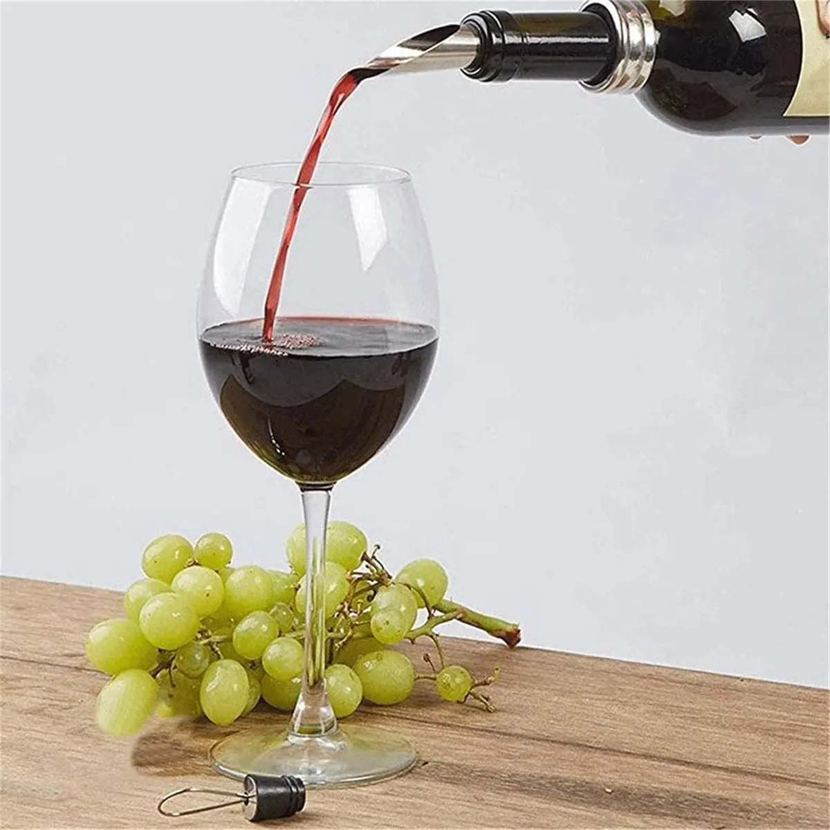 2026 New Tool Wine Opener Gift Set with Corkscrew, Pourer & Bottle Stopper Includes Corkscrew, Foil Cutter, Pourer and Stopper